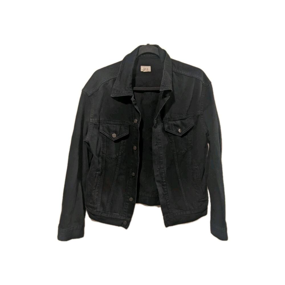 ABEL Denim Black Jacket Size Medium
